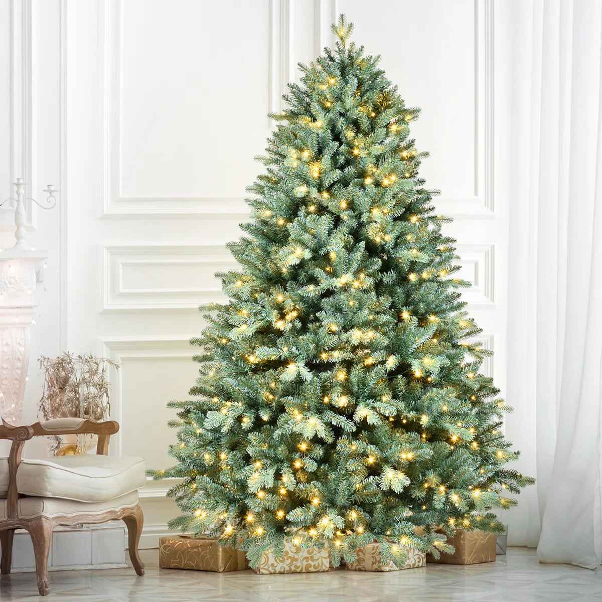 Lighted Artificial Christmas Tree