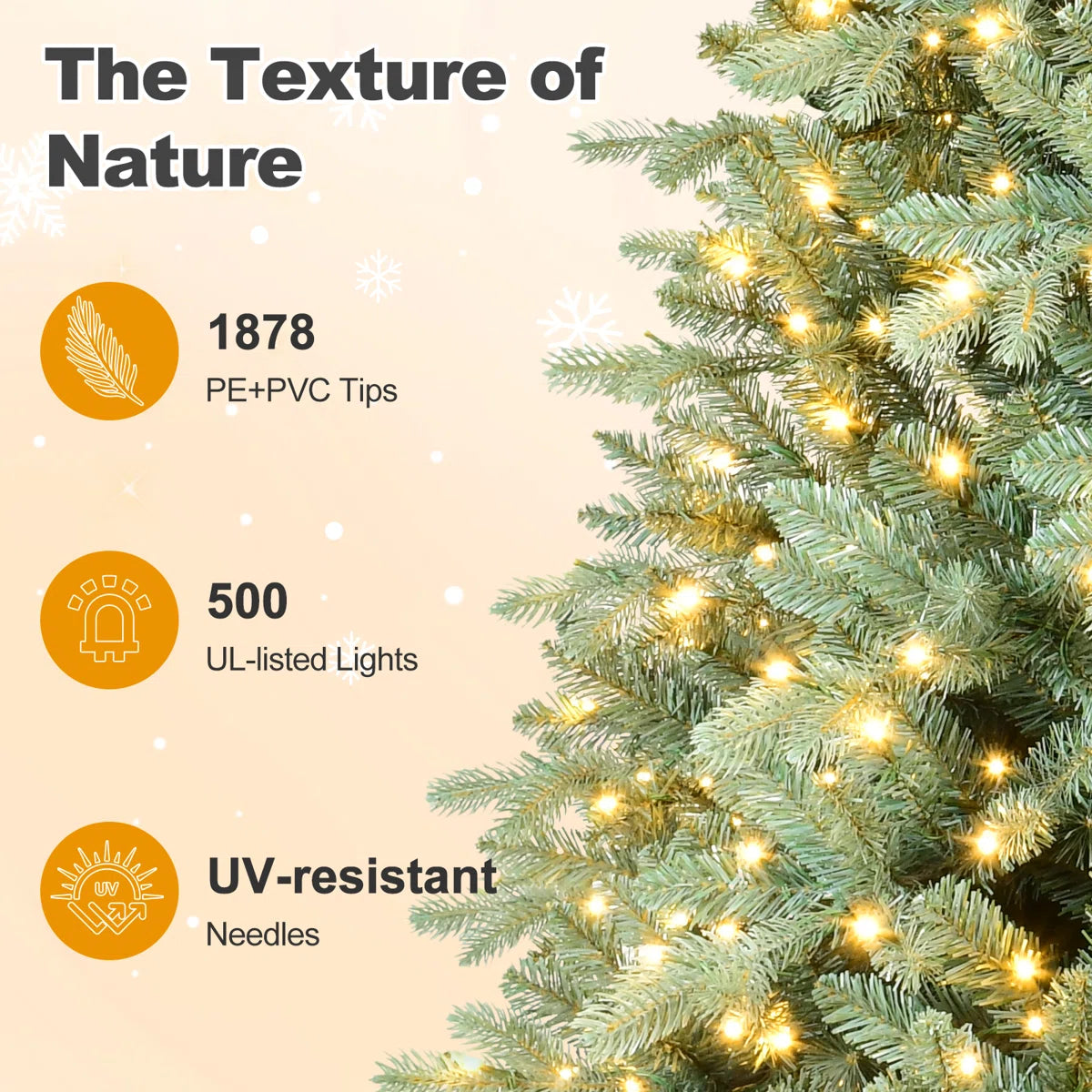 Lighted Artificial Christmas Tree