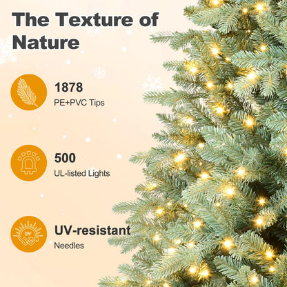 Lighted Artificial Christmas Tree